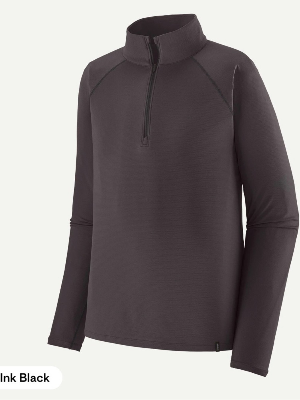 Patagonia Men’s Zip-Neck Sweater - Ink Black